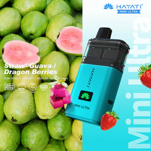  Straw' Guava / Dragon Berries Hayati Pro Ultra 1500 Puffs Disposable 10 Vapes disposable vape