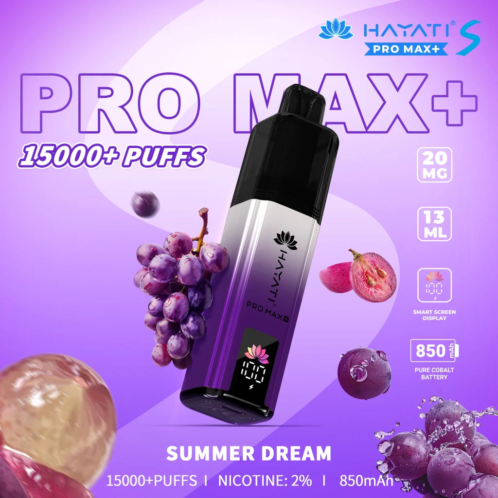 Hayati Pro Max Plus (S) 15,000+ | 5 PACK