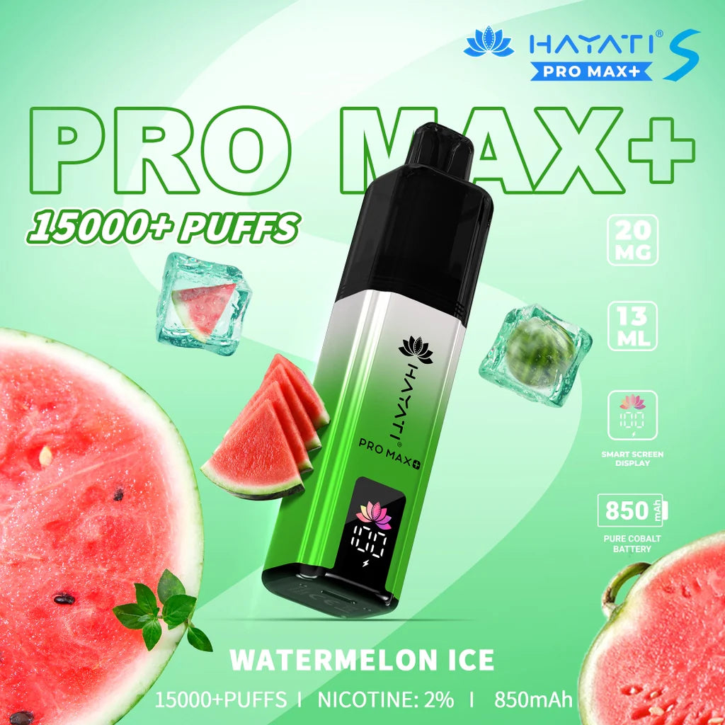 Hayati Pro Max Plus (S) 15,000+ | 5 PACK